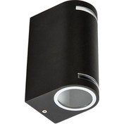 Resim Cata Ct-7062 Gu10 Ibiza Siyah Kasa Çift Taraflı Bahçe Duvar Aplik Diğer 