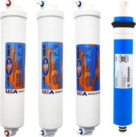 Resim Spring Water Omnipure 25 Serisi 4'Lü Filtre Seti Distribütör Garantisiyle 