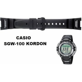 Resim Casio Sgw-100 Kordon Plastik Silikon Saat Kayışı Japan (453552190) 