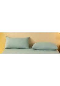 Resim 2 Adet Pamuklu 50x70 Cm Yastık Kılıfı Yeşil 