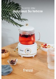 Resim Fressi YSB-GC02 0.6 L Cam Su Isıtıcı Kettle 