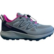 Resim Forellı Beyge Water Proof Kadın Bağcıklı Lastikli Spor Ayakkabı 76374 