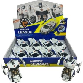Resim Kiddico Toys Kutuda 8'li Robot Olan Araba (1 Adet) 