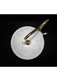 Resim Muğla Kristal Beyaz Çanak Lavabo 