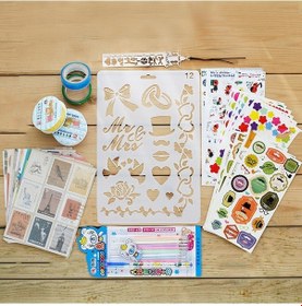 Resim Fotoğraf Albümü Yapma Dıy Aksesuarları Seti El Kitabı El Yapımı Dekoratif Aksesuarları, Özellikler: Paket 2, Size:package 2 