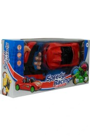 Resim MEGA Fırlatma Mekanizmalı Yarış Arabası Turuncu 