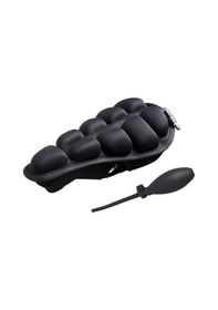 Resim Suntek Şişme Bisiklet Koltuk Örtüsü Rahat Bisiklet Koltuk Siyah 