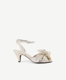 Resim Yargıcı Pilise Kumaşlı Topuklu Sandalet 24ykay4541x 065 Altın 