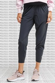 Resim Nike Wmns Dri Fit Running Walk 7\u002F8 Pant Yürüyüş Koşu Pantolonu Siyah Eşofman Altı 