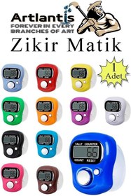 Resim Zikirmatik 1 Adet Hediyelik Dua Tespihat Sayacı Tesbih Pilli Lcd Ekranlı Parmak Yüzük Zikir Matik 