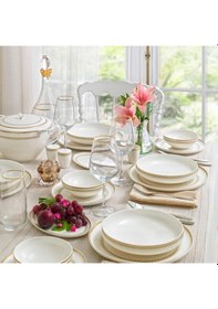 Resim Pierre Cardin Amber 60 Parça Yemek Takımı Siyah 