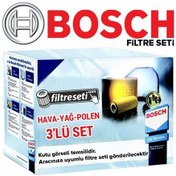 Resim Bmw 5 Serisi 5.20I Bosch Filtre Bakım Seti (F10 2012-2016) 