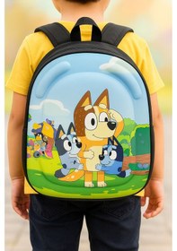 Resim Anaokul Kreş Sırt Çantası Bluey - Erkek Açık Mavi 