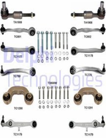 Resim Delphi Tc1500kıt On Alt Takim Set-rot Basi & Aski Rotu Dahil (AUDİ A4 00-08) 8e0407151m (WF991633) 