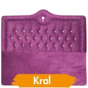 Resim BENGİ TİCARET Başlık 14291 Alc Kral 90 Lık Tay Tüy Mürdüm Kapitone Tek Kişilik Başlık 