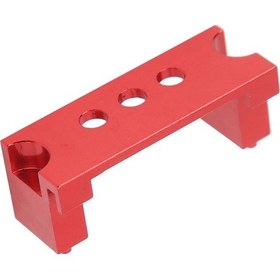 Resim Wezone Wltoys 144001 1/14 Rc Araba İçin Alüminyum Servo Tutucu, Cnc İşlenmiş, Dayanıklı, Kırmızı - 1 Adet 