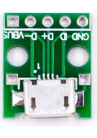 Resim 2.54 mm Micro USB'yi DIP'e Dönüştürücü Modülü 