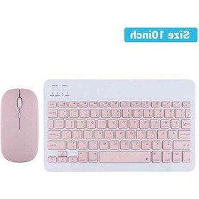 Resim Willowhaven Bluetooth Kablosuz Klavye Fare Set - Air Pink - İpad Uyumlu - Japonca - Android İos Samsung Xiaomi Tablet İçin 