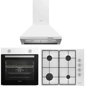 Resim Arçelik AFM 130 B - P 27 YB - OMD D 611 EB Klasik Beyaz Ankastre Set 