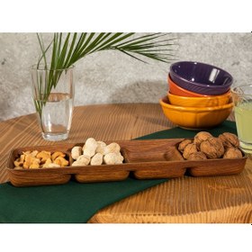 Resim Madame Coco Marivi Dört Bölmeli Çerezlik 33cm 1plse047 10x33x2,5cm-std 