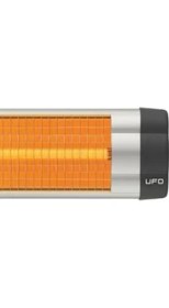 Resim Ufo S24 Star Duvar Tipi Isıtıcı 2400W Termostatlı Kullanım Alanı 25 m2 Siyah Renk 