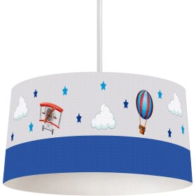 Resim Talia Home Erkek Uçak Çocuk ve Bebek Odası Sarkıt Avize TLAV-008 