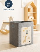 Resim HOMİNG Homing Büyük Boy Keçe Oyuncak ve Çamaşır Sepeti 48 cm HMY-6392 