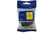 Resim PLUSCOPY Muadil Etiket DYMO Letratag *91202 (59423)* 12mmX4m Sarı Etiket Siyah (Laminasyon Şerit) 