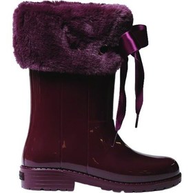 Resim Vı Burgundy Bot Yağmur Kız Çocuk Lorca Toni Pons Raın Boots In Glossy Rubber Vı Burgundy 