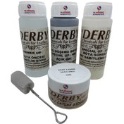 Resim Derby Açık Gri Oto Döşeme Boya Seti ve Deri Çatlak Giderici Macun 