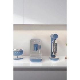 Resim Smeg Tam Otomatik Espresso Kahve Makinesi Storm Blue Edition BCC12SBM 