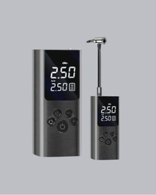Resim KaF KeF SHoPP VLK LED Işıklı Dijital Hava Pompası Araba Bisiklet Uyumlu VLK 