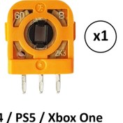 Resim PS4 PS5 Xbox One Mikro Direnç 2.3k Micro Switch Potans Turuncu 1 Adet 