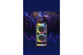 Resim Torima Bluetooth Hoparlör Rgb Işıklı Mikrofonlu Kumandalı Parti Speaker BTS-1990 Siyah 
