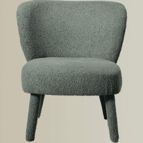 Resim Croco Armchair Sage Green - Boucle-Sage Green 