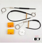 Resim Audi A2 8Z0 1999-2005 8Z0837462 İçin Ön Sağ Cam Kriko Tamir Seti 