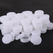Resim 10 Adet Beyaz Plastik Kozmetik Örnek Kavanozları - Yüz Kremleri, Dudak Balmı için Doldurulabilir & Sızdırmaz Kaplar | Dayanıklı, Taşınabilir, Kokuşuz | 5g/10g/20g/30g/50g Kapasiteler | Seyahat ve Ev Kullanımı için İdeal, Makyaj Ürünleri 