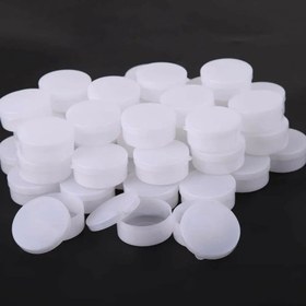 Resim 10 Adet Beyaz Plastik Kozmetik Örnek Kavanozları - Yüz Kremleri, Dudak Balmı için Doldurulabilir & Sızdırmaz Kaplar | Dayanıklı, Taşınabilir, Kokuşuz | 5g/10g/20g/30g/50g Kapasiteler | Seyahat ve Ev Kullanımı için İdeal, Makyaj Ürünleri 