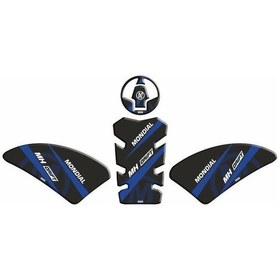 Resim Mondial Mh Drift L 125 2019 - 2024 Uyumlu Tank Pad Siyah 60625234 