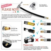 Resim Pratik Şişirme Uzatma Hortumu Uzun Ömürlü Taşınabilir Deformasyona Karşı Dayanıklı 40cm 