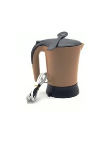 Resim Kettle Elektrikli Mini Su Isıtıcı Kahve Makinesi Karıştırıcı Kaşık 600 ML 