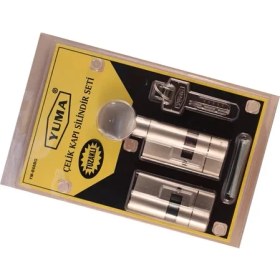 Resim Yuma 68MM Mandallı Çelik Kapı Tuzaklı Barel Seti Sarı 