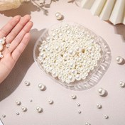 Resim 2750 Adet Deliksiz Sahte İnci Vazo Dolguları - Karışık Boyutlarda Yuvarlak Plastik Boncuklar Düğünler, Tatiller, Ev Dekorasyonu için - Sevgililer Günü, Cadılar Bayramı, Noel, Bayram Süslemeleri İçin Şık Vazo Aksesuarları | Kutlama Tasarımı | Kaliteli ve Tek Tip Boncuklar, Merkez Parçaları için Vazolar 