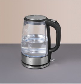 Resim Bork Su Isıtıcı K515, Şık Ve Güvenli Cam Su Isıtıcı, 1.7l Kapasite Su Isıtıcılar Gri 189443702 