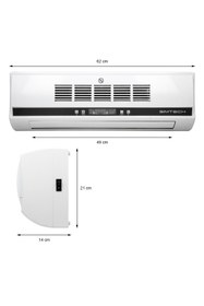 Resim Simtech Duvar Tipi Fanlı Seramik Isıtıcı Ve Vantilatör 