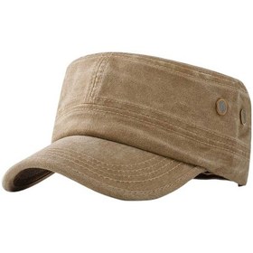 Resim Tezzgelsin Kadın Eskitme Vintage %100 Pamuklu Castro Kep Şapka Camel 