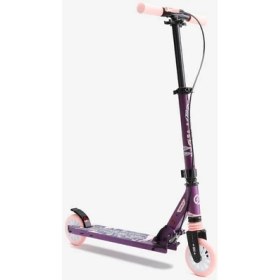 Resim Hobiurun Çocuk Scooter - Süspansiyon ve Gidonda Fren - Mor - MID5 