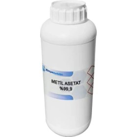 Resim Endüstriyel Saf Metil Asetat - 1 Litre | Güçlü Çözücü & Temizleyici 