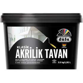 Resim Düfa Akrilik Tavan Boyası Beyaz 3.5 kg 