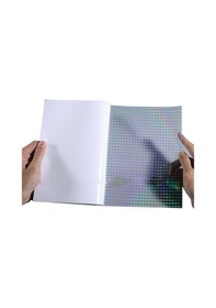 Resim Teltree 20 Adet A4 Boy 210x297mm Parlak Tozlu Soğuk Lamine Film - Otomatik Yapışkan, Makine Gerektirmeden Kullanım 